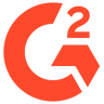 Orange G2 logo for software reviews and ratings.