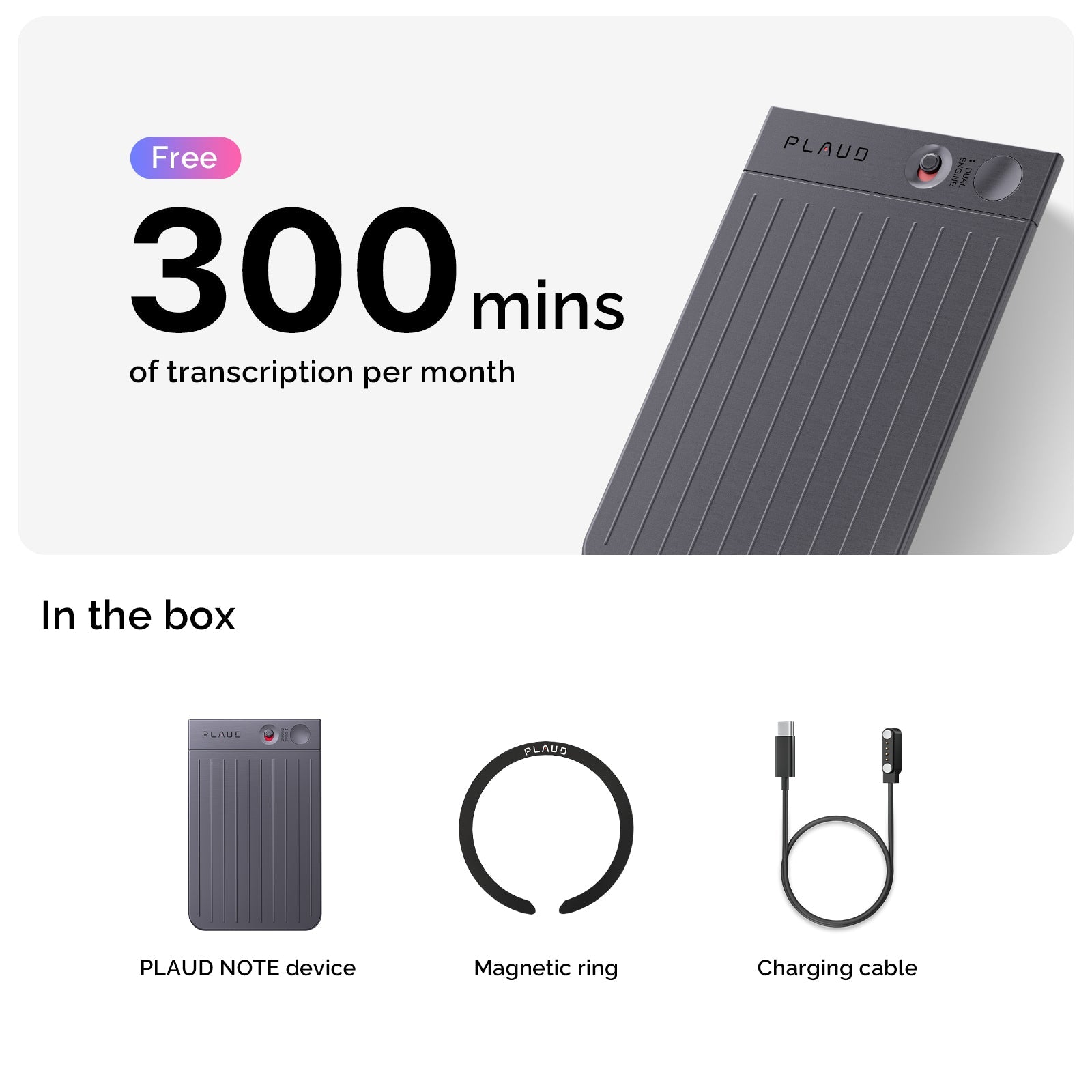 PLAUD NOTE & Magnetic Case