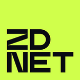 ZDNET logo in black text against a lime green background.